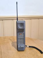Vintage Philips PCR30 ETACS Brick Mobile Phone 1987 Retro Battery Untested Rare