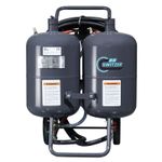 SwitZer 10 Gallon Sand Blaster Dual Tank Soda & Abrasive Blasting Machine Grey