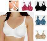 Ex Marks Spen**rs Bra Flexi Fit White Non Wire Full Cup Multi Way Strap Non Pad