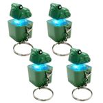 Stress-relieving Frog-sound Toy Glowing Keyring Adult Version UK
