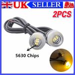 2X Motorbike Super Bright LED Indicators Micro Mini Blinkers For Rear Tail Piece