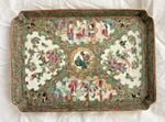 Chinese Porcelain Famille Rose Rectangle Tray - Qing Dynasty - RARE - MINT Cond.