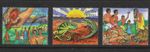 ZAMBIA  2000 AFRICAN LEGENDS OF CREATION POSTALLY USED SET  (SG 819-21)