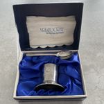 Silver Plated Egg & Spoon Aristocrats Christening Gift Set By Harman Brothers