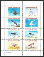 Grunay Scotland, 1982, Birds, MNH M/S Sheet of 8 Stamps #M1599