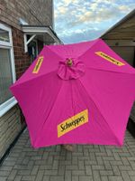 Brand New In Box Quality Schweppes Branded 3M Parasol