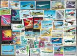 Aviation on stamps, Transport,  100 all different collection   22.11.2025