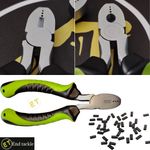 Double Barrel Crimps / 3 Size Crimping Tool / Sets 0.5 / 0.6 / 0.7 End Tackle