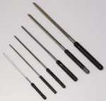 6x Broaches Clockmakers Jewelllers Watchmakers Broaching Tools File 2.4mm - 6mm