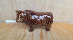 Ceramic Whisky Highland Cow Figurine Highland Cow Ornament Scottish Highland Cow