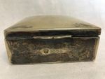 Silver epns box marked G & C G Epns. Grainger & Campbell Glasgow, hinged lid.