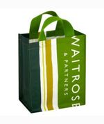 WAITROSE 6 bottles wine spirit carrier bag NWT - Green