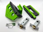 Tubular Latch Jig Router Template for Legge Allegion B3721 / B3722 Tubular Latch