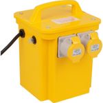 Axiom 110V Corded Electric Site Tool Transformer 3kVA 2 x 16A Outlets - P30/2