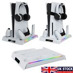 PS5 Vertical Cooling Fan Stand Dock Controller Charger Station For Playstation 5