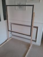 rug hooking frame 98 x 98 cms and optional stand