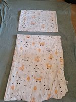 Fei Fei Organic Cotton Toddler Bedding Set Duvet Pillowcase Neutral Woodland