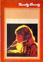 Sandy Denny 1977 Tour Programme Book