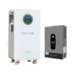 16.08KWh 48V 314Ah Lithium Battery+6KW Hybrid Inverter Solar Energy Storage Home