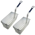 PACK OF 2 X FRYER BASKETS FOR PITCO FRYER ALSO SUITABLE FOR IMPERIAL FRYMASTER