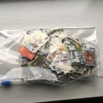 250 different used British UK stamps off paper Lot A