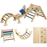 5 in 1 Toddler Climbing Frame with Ramp Arch for 18 48 Months