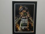 High Quality A2 poster print - Valentino Rossi on fire - moto GP 46