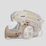 FMA Half Face Mask Seal Mask Folding Protective Mask For Tactical Helmet Hunting