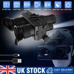 8/4X Military Night Vision Zoom Binoculars Head Mount Goggles built-in OLED 600M