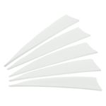 Arrows Vanes 50 Pack 4 Inch Arrow Feather Right Wing White for DIY