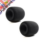 2x Mic Windscreen Sponge Foam Cover For SHURE PGA27 PGA 27 SM7B SM27 Microphone