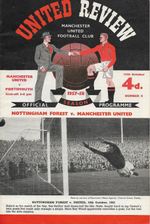 Manchester United v Portsmouth 15th October 1957