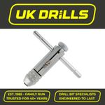 RATCHET TAP WRENCH, HOLDER FOR USE WITH HSS HAND TAPS/SETS, M3 - M10 & M5 - M12