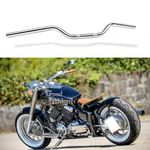 For Yamaha XVS 125 250 650 950 1300 1" 25mm Handlebars Tracker Drag Bars Chrome