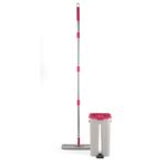 Kleeneze Flat Head Mop & Bucket Set – 5L, Twin Compartment, Compact Design