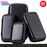 Black EVA Hard Case Pouch Headphones Earphones Electronics Portable Storage Bag