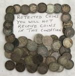 3d THREE PENNY 50% SILVER COINS CHOOSE YOUR DATE 1920 TO 1943 IN GOOD CONDITION