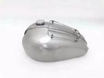 Triumph T120 Bonneville 3.5 Gallon Raw Steel Petrol Tank + Parcel Rack & Cap