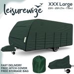 LEISUREWIZE CARAVAN COVER 4 PLY BREATHABLE WATER UV RESISTANT XXXL 23FT-25FT