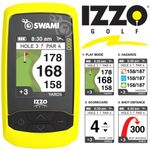 IZZO SWAMI 6000 NO FEES GOLF GPS YELLOW +PRELOADED 38,000+ GOLF COURSES