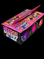 NeeDoh Donut Holes 6 Pack Squishy -Pink Purple Orange Sprinkles - Viral Nee Doh