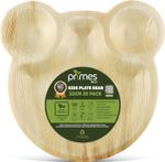 22cm Kids Plate Bear Shape – Child Size Dinner Plate for Toddlers & Children