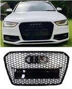 New Honeycomb Grill for A5 / S5 B8.5 2012-2015 Facelift Grille Gloss Black RS5
