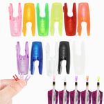 50X Arrow Nocks Plastic Tails Slot 3.2mm Pin Recurve Compound Bow Archery Target