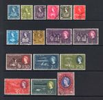 M26524 KUT 1960 Setof 17 Sg183/198 inc 192a Used Good to fine Cat £43.50