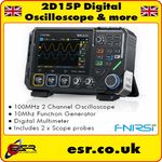 FNIRSI 2D15P Digital Multimeter Oscilloscope Signal Generator 100Mhz 500MSa/s