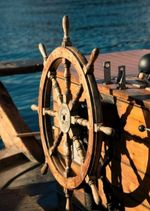 42" Ship Wheel Wooden Steering Decor Wheel Captain Wooden Wheel home decor  gift