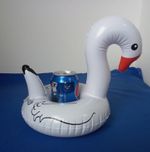 Holder Drink Inflatable Party Cup Coasters Floating Holders Drinks Beach Swan Ju
