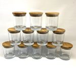  Candle containers jars with Lids and gift boxes, 12 Set of 7 OZ glass jars