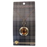 Outlander TV Series Dragonfly In Amber Locket Necklace Deadstock NOS Sony Glass